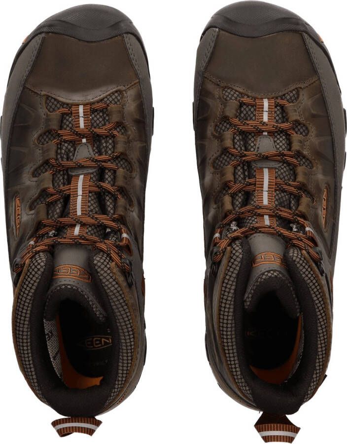 Keen Targhee III Mid Heren Wandelschoenen Black Olive Groen Leer K1017787