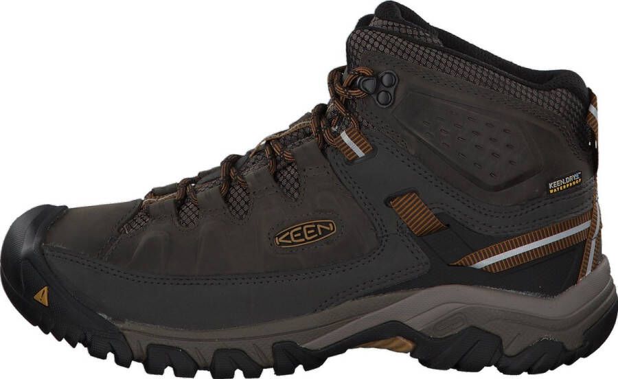 Keen Targhee III Mid Heren Wandelschoenen Black Olive Groen Leer K1017787