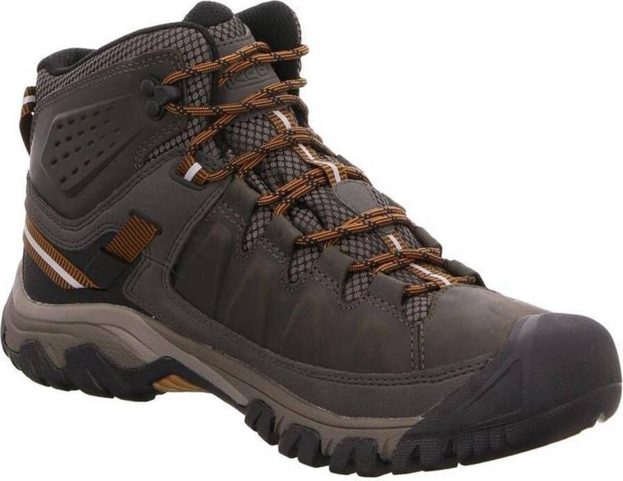 Keen Targhee III Mid Heren Wandelschoenen Black Olive Groen Leer K1017787 - Foto 3