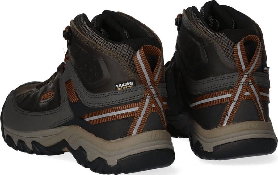 Keen Targhee III Mid Heren Wandelschoenen Black Olive Groen Leer K1017787 - Foto 5