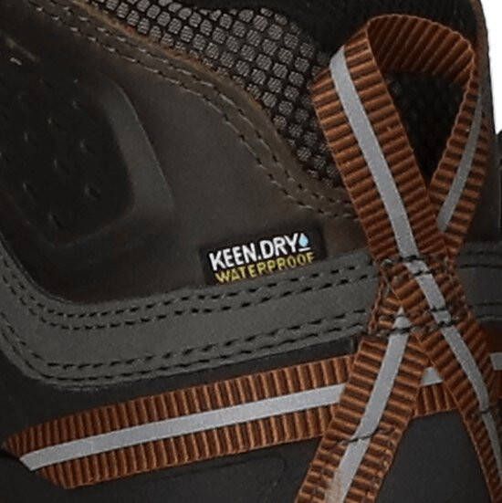 Keen Targhee III Mid Heren Wandelschoenen Black Olive Groen Leer K1017787 - Foto 15