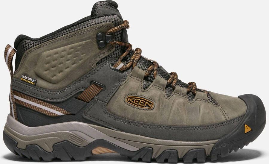 Keen Targhee III Mid Heren Wandelschoenen Black Olive Groen Leer K1017787 - Foto 8