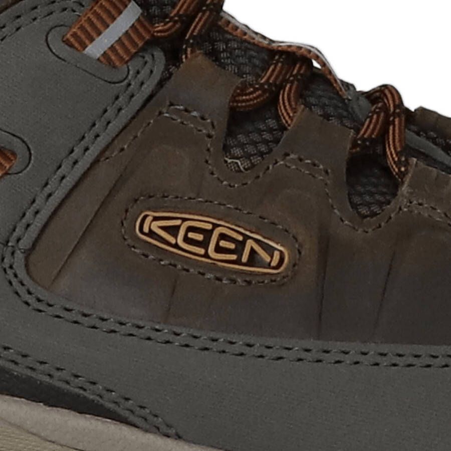 Keen Targhee III Mid Heren Wandelschoenen Black Olive Groen Leer K1017787