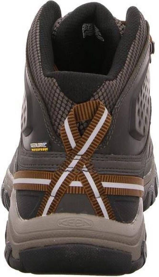Keen Targhee III Mid Heren Wandelschoenen Black Olive Groen Leer K1017787
