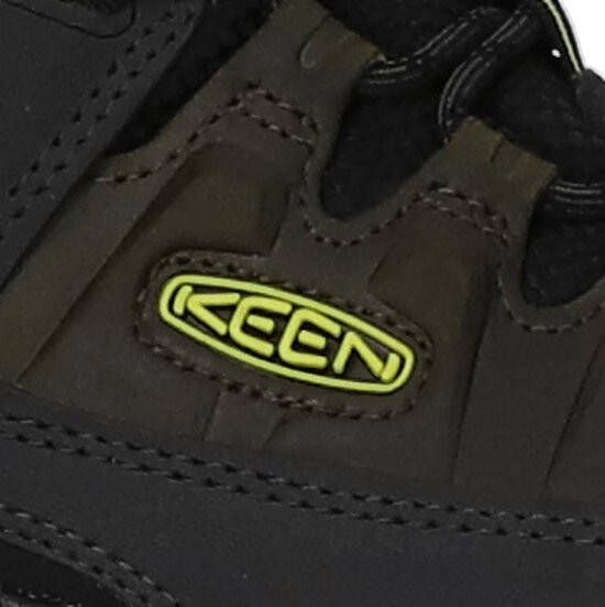 Keen Targhee III Mid Heren Wandelschoenen Forest Night Evening Primrose Groen Leer K1026861