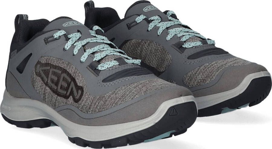 Keen Terradora Flex Dames Wandelschoenen Steel Grey Cloud Blue Grijs Mesh K1026883