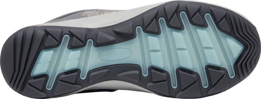 Keen Terradora Flex Dames Wandelschoenen Steel Grey Cloud Blue Grijs Mesh K1026883