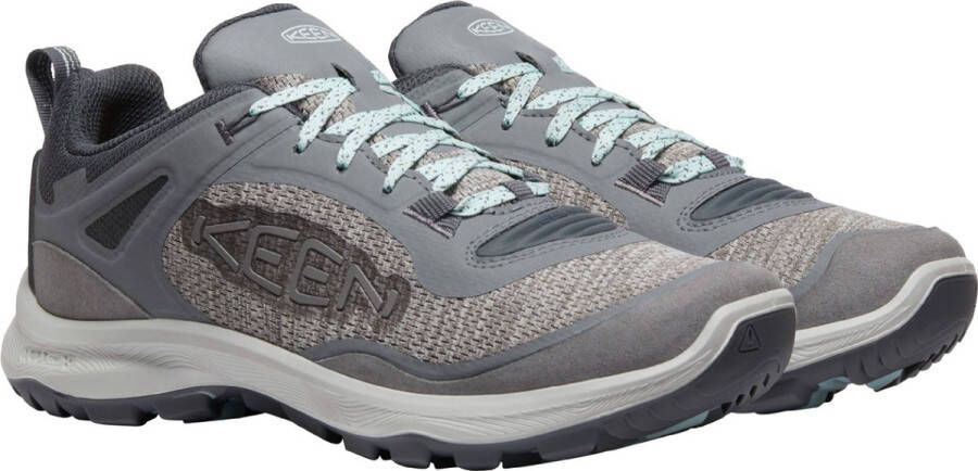 Keen Terradora Flex Dames Wandelschoenen Steel Grey Cloud Blue Grijs Mesh K1026883