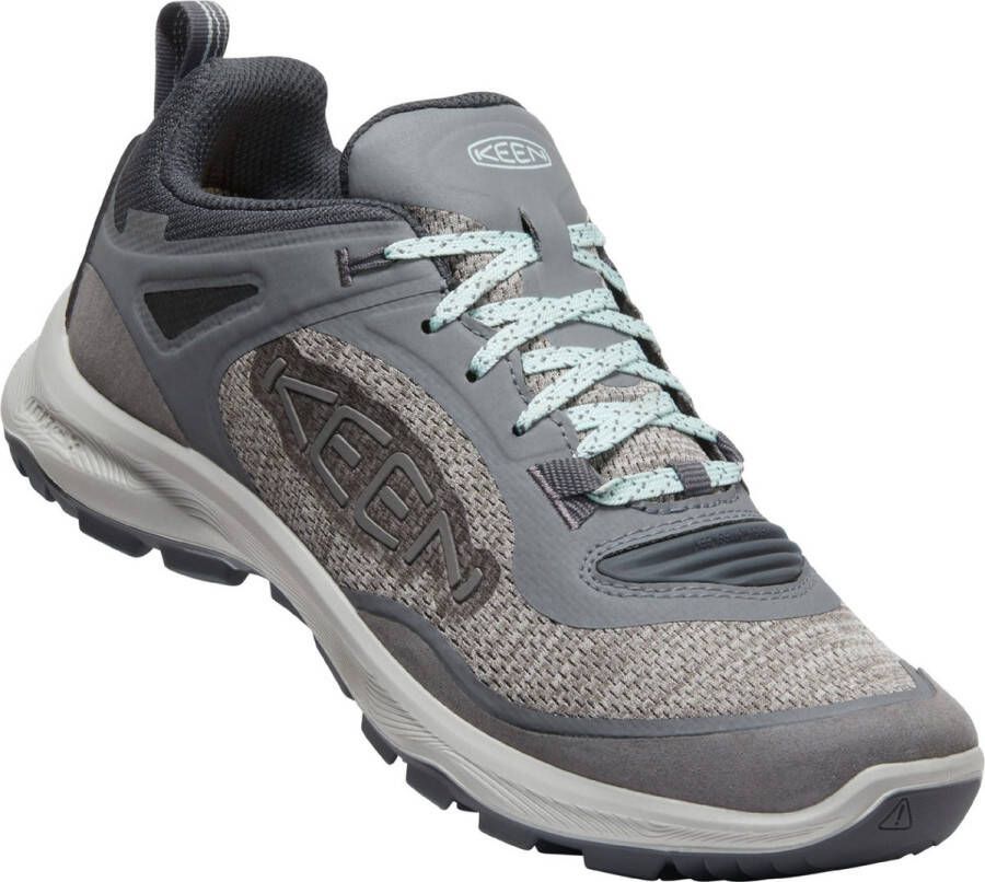 Keen Terradora Flex Dames Wandelschoenen Steel Grey Cloud Blue Grijs Mesh K1026883