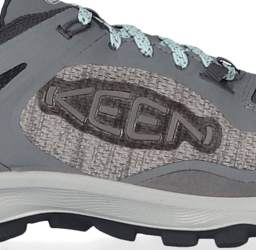 Keen Terradora Flex Dames Wandelschoenen Steel Grey Cloud Blue Grijs Mesh K1026883