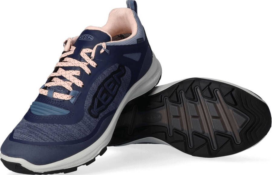 Keen Terradora Flex Dames Wandelschoenen Vintage Indigo Peachy