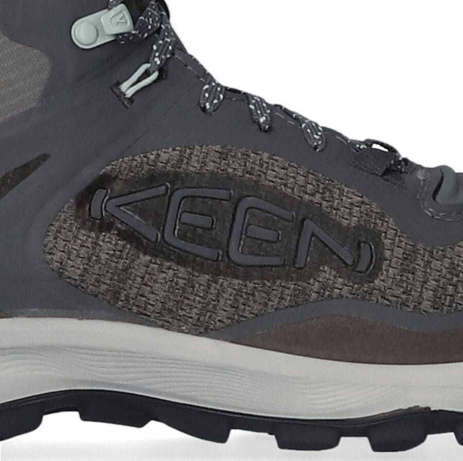 Keen Terradora Flex Mid Dames Wandelschoenen Magnet Cloud Blue Grijs Mesh K1026880