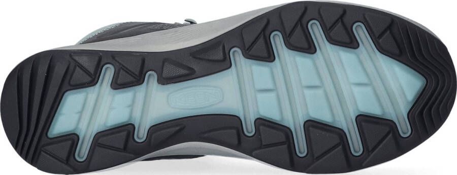 Keen Terradora Flex Mid Dames Wandelschoenen Magnet Cloud Blue Grijs Mesh K1026880