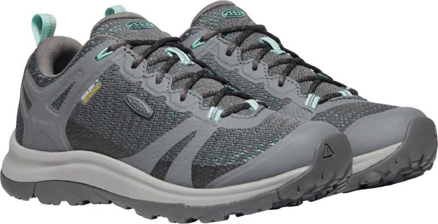 Keen Terradora II Dames Wandelschoenen Steel Grey Ocean Wave Grijs Mesh