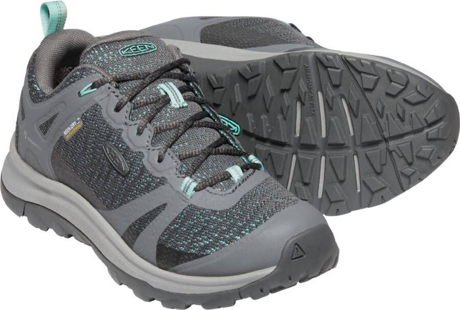 Keen Terradora II Dames Wandelschoenen Steel Grey Ocean Wave Grijs Mesh