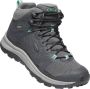 Keen Terradora II Mid Dames Wandelschoenen Magnet Ocean Wave Grijs Mesh - Thumbnail 3