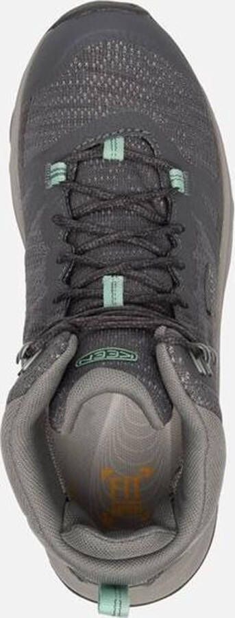 Keen Terradora II Mid Dames Wandelschoenen Magnet Ocean Wave Grijs Mesh