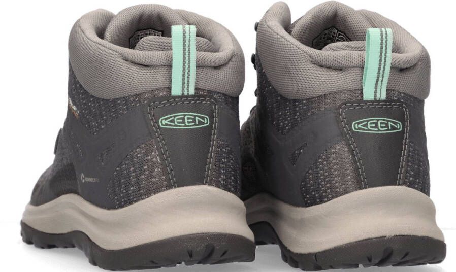 Keen Terradora II Mid Dames Wandelschoenen Magnet Ocean Wave Grijs Mesh