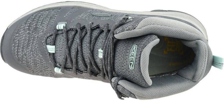 Keen Terradora II Mid Dames Wandelschoenen Magnet Ocean Wave Grijs Mesh - Foto 13