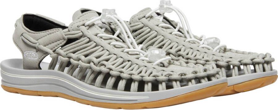 Keen Uneek Dames Sandalen Drizzle Star White Grijs Polyester K1026345