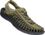 Keen Uneek Heren Sandalen Dark Olive Black Groen Polyester K1023381 - Thumbnail 9