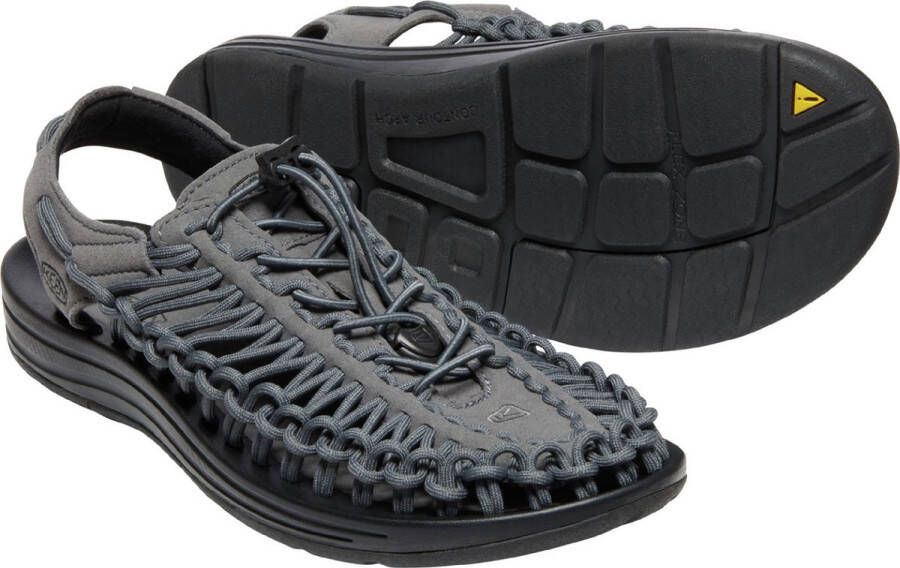 Keen Uneek Heren Sandalen Magnet Black Grijs Polyester K1026335