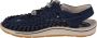 Keen Uneek Heren Sandalen Navy Birch Blauw Canvas K1026229 - Thumbnail 9