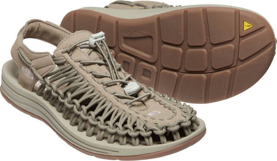 Keen Uneek Heren Sandalen Timberwolf Plaza Taupe Polyester K1025169