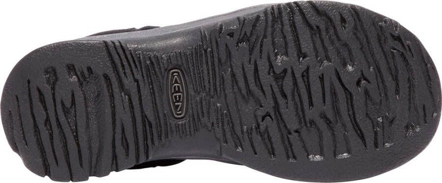 Keen Whisper Dames Wandelsandalen Black Magnet Zwart Polyester K1018227