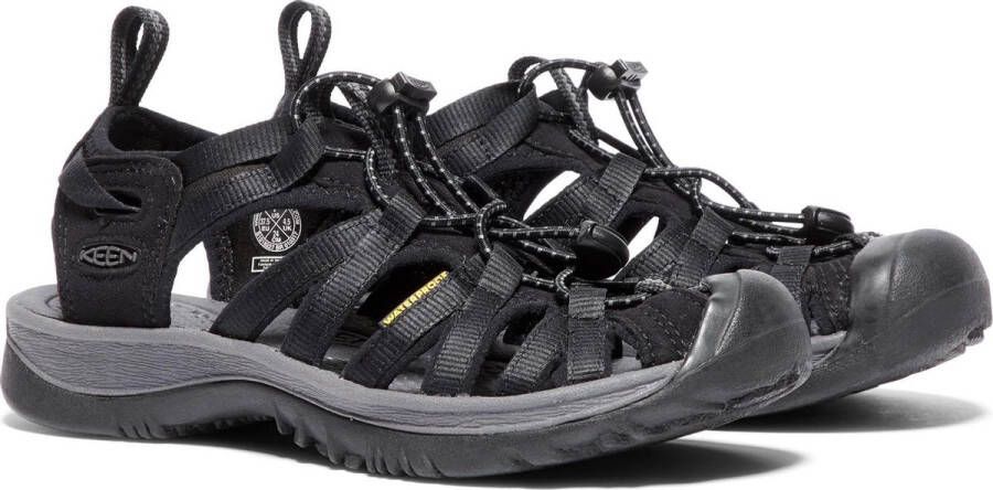 Keen Whisper Dames Wandelsandalen Black Magnet Zwart Polyester K1018227 - Foto 3