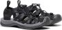 Keen Whisper Dames Wandelsandalen Black Magnet Zwart Polyester K1018227 - Thumbnail 3