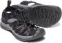 Keen Whisper Dames Wandelsandalen Black Magnet Zwart Polyester K1018227 - Thumbnail 8