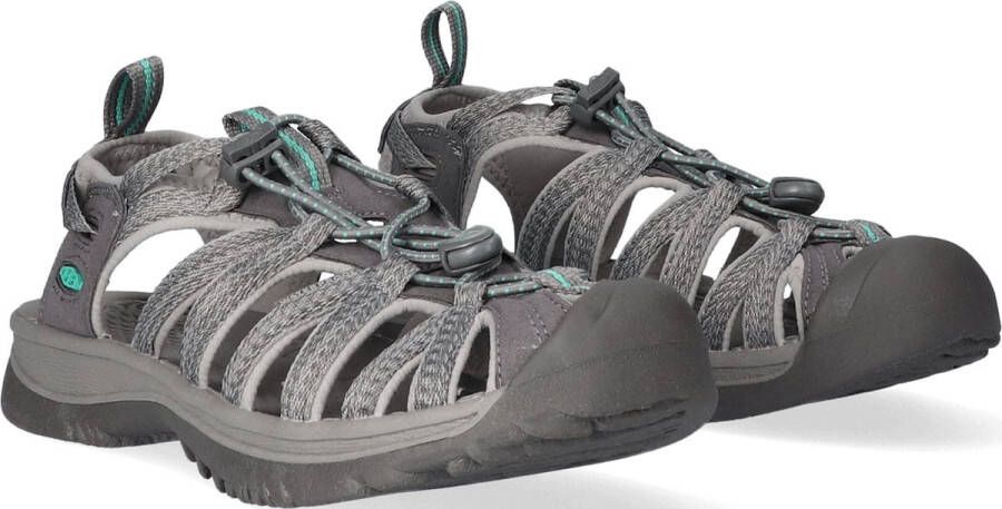Keen Whisper Dames Wandelsandalen Medium Grey Peacock Green