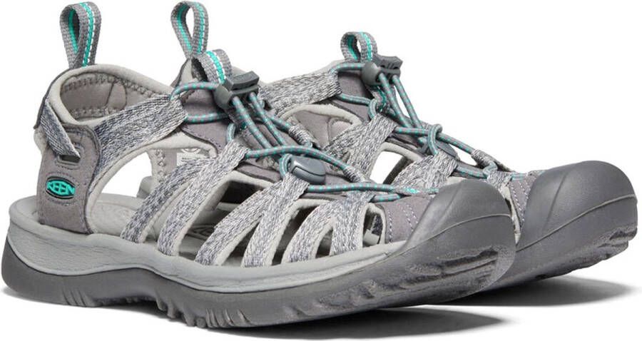Keen Whisper Dames Wandelsandalen Medium Grey Peacock Green