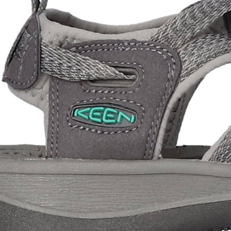 Keen Whisper Dames Wandelsandalen Medium Grey Peacock Green