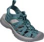 Keen Whisper Dames Wandelsandalen Smoke Blue Aqua Polyester K1022809 - Thumbnail 20