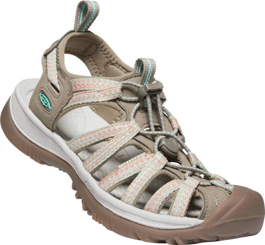 Keen Whisper Dames Wandelsandalen Taupe Coral Taupe Polyester K1022810 - Foto 2