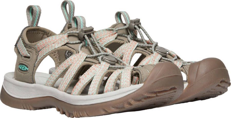 Keen Whisper Dames Wandelsandalen Taupe Coral Taupe Polyester K1022810 - Foto 3