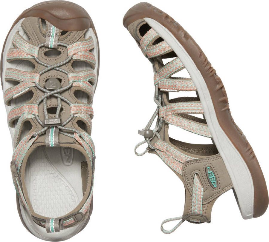 Keen Whisper Dames Wandelsandalen Taupe Coral Taupe Polyester K1022810 - Foto 6