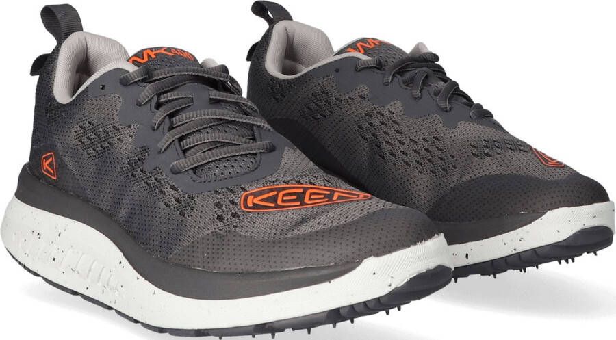 Keen WK400 Heren Wandelschoenen Steel Grey Scarlet Ibis