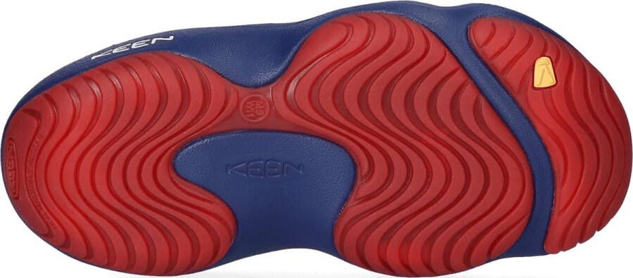 Keen Yogui Heren Slippers Blue Depths Red Carpet