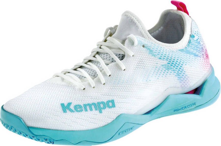 Kempa Wing Lite 2.0 Dames Sportschoenen Volleybal Indoor wit blauw - Foto 4