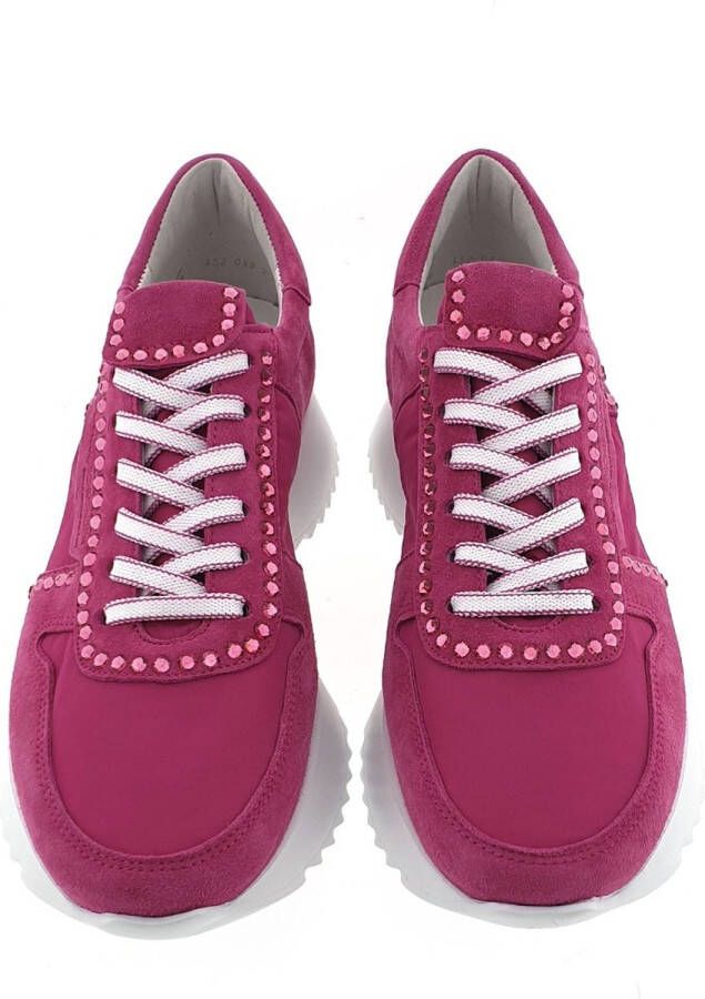 Kennel & Schmenger 18070 sneaker met strass fuxia