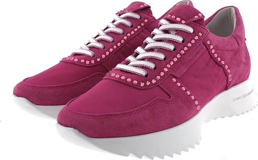 Kennel & Schmenger 18070 sneaker met strass fuxia