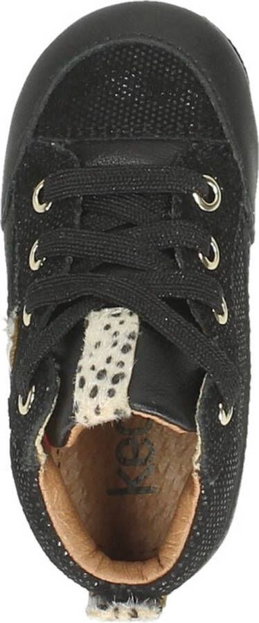 KEQ Meisjes Baby schoentjes Meisjes Baby schoentjes Zwart