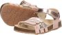 KEQ Meisjes sandalen Meiden Sandalen Champagne - Thumbnail 4