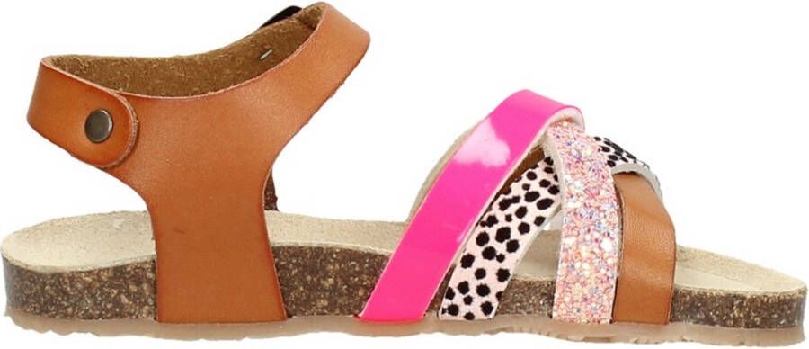 KEQ Meisjes sandalen Meiden Sandalen cognac - Foto 7