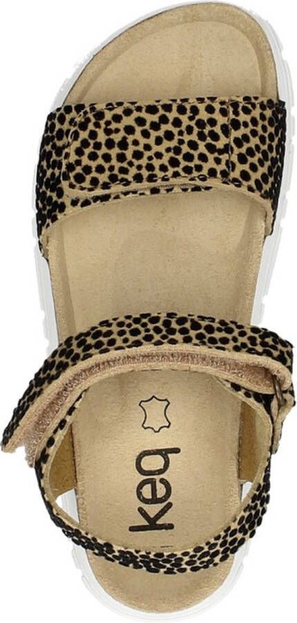 KEQ Meisjes sandalen Meiden Sandalen Cognac