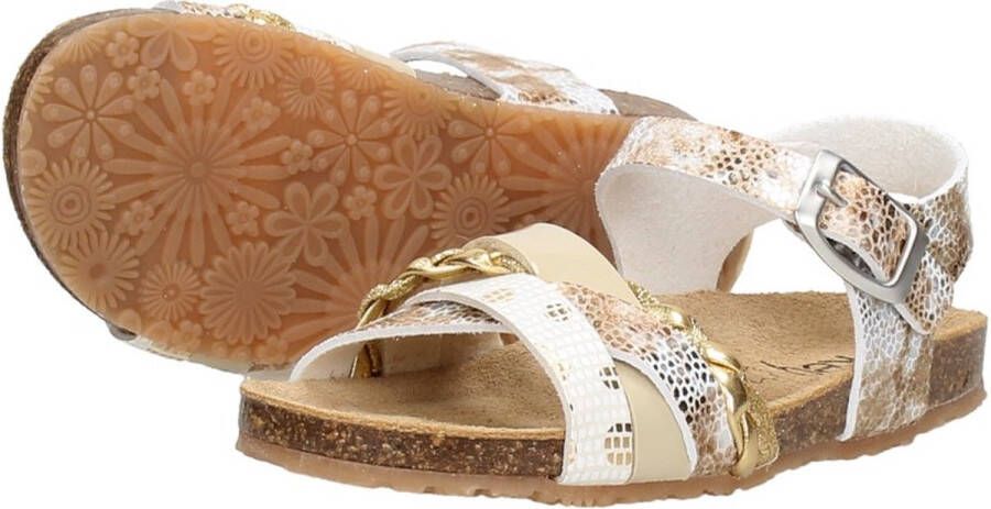 KEQ Meisjes sandalen Meiden Sandalen goudkleur