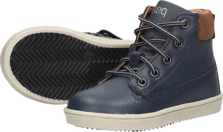 KEQ Veterschoenen Hoog Veterschoenen Hoog Blauw